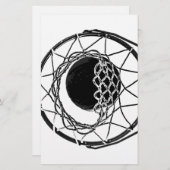 ポップアート バスケットボール 便箋 (正面/裏面)