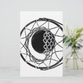 ポップアート バスケットボール 便箋 (スタンド正面)