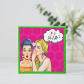 ポップアート・ファン・招待 招待状 (スタンド正面)