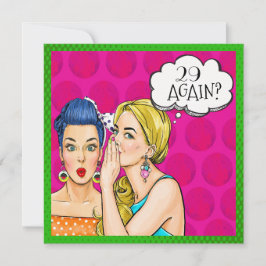 ポップアート・ファン・招待 招待状