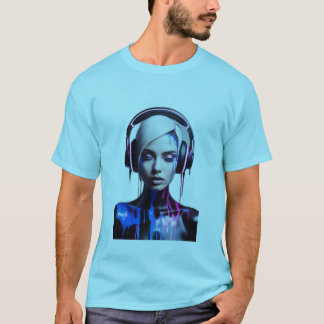 ポップアート フレンズ: 音楽と笑顔のTシャツ Tシャツ