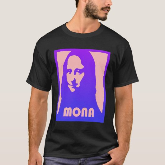 ポップアート モナリザ Tシャツ (正面)