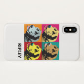 ポップアート ラブラドール・レトリーバー Case-Mate iPhoneケース (裏面(横))