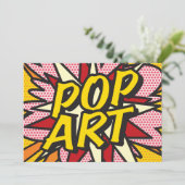ポップアート 楽しい レトロ コミック ポップアート (スタンド正面)