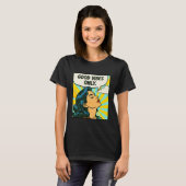 ポップアート「Good Vibes Only」 Tシャツ (正面フル)