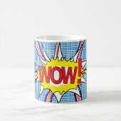 ポップアート「wow」マグ コーヒーマグカップ (中央)