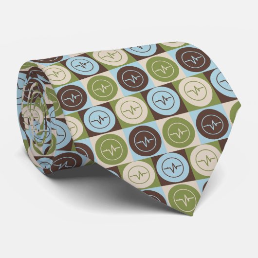ポップアートEEG ネクタイ (ロール)