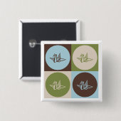 ポップアートOrigami 缶バッジ (正面&裏面)