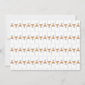 ポップインボトル カップル ベビーシャワー 招待状 (裏面)