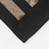 ポップエバーアメリカ国旗おもしろいおじいちゃん父39s フリースブランケット (角)