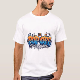 ポップオフ ストレイコネクティッド クール グラフィティ アーバン ストリートウェア Tシャツ