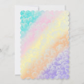 ポップオーバー バブルズ キッズ バースデーパーティー 招待状 (裏面)