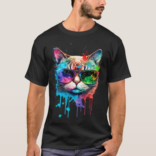ポップキャット 1 Tシャツ (正面)