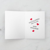 ポップコおもしろいンプン |ハッピーアニバーサリー カード (内部)