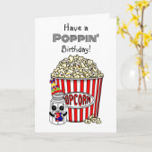 ポップコおもしろいンプン |ハッピーバースデー カード (黄色い花)