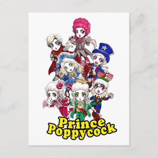 ポップコックパーティーはがき ポストカード (正面)