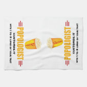 ポップコーパーソナライズされたン キッチンタオル (横)