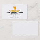 ポップコーパーソナライズされたン 名刺 (正面/裏面)