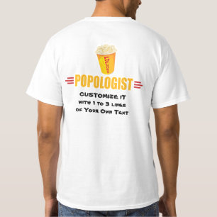 ポップコーパーソナライズされたン Tシャツ