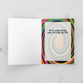 ポップコーンおもしろいカード カード (内部)