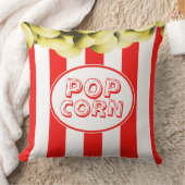 ポップコーンおもしろいボックスムービーテーマ クッション (ブランケット)