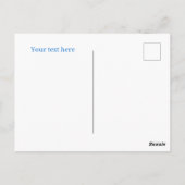 ポップコーンおもしろい愛好家の追加文字 ポストカード (裏面)