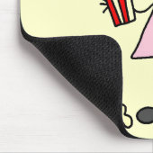 ポップコーンおよび綿菓子のTシャツおよびギフト マウスパッド (コーナー)