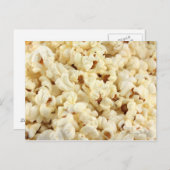 ポップコーンがクローズアップ。 ポストカード (正面/裏面)