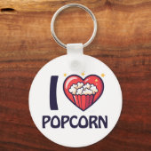 ポップコーンが大好き キーホルダー (裏面)