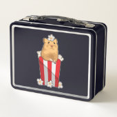 ポップコーンでハムスター メタルランチボックス (裏面)
