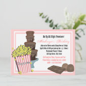 ポップコーンとチョコレート映画の旅行 招待状 (スタンド正面)