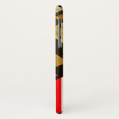 ポップコーンと映画リールフィルム赤ストライプの白 Case-Mate iPhoneケース (裏面/左)