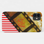 ポップコーンと映画リールフィルムiphone Case-Mate iPhoneケース (裏面(横))