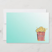 ポップコーンと映画 招待状 (裏面)