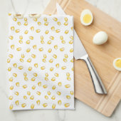 ポップコーンと溶かしたバター キッチンタオル (四つ折り)