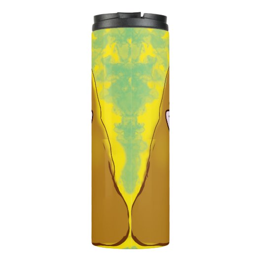 ポップコーンのアニメは私にカフラー熱タンブラーを得る タンブラー (裏面)