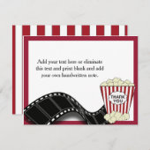 ポップコーンのサンキューカード サンキューカード (正面/裏面)