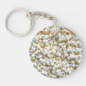 ポップコーンのテクスチャ撮影 キーホルダー (正面)