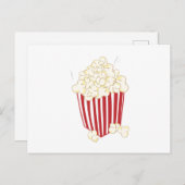 ポップコーンのバケツ ポストカード (正面/裏面)