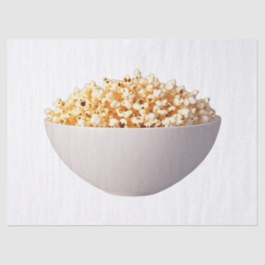 ポップコーンのボウル 薄葉紙 (正面)