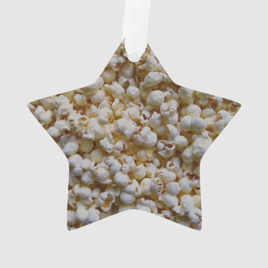 ポップコーンの平静そしてあなたの文字を保って下さい オーナメント (裏面)