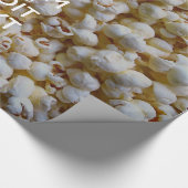 ポップコーンの平静そしてあなたの文字を保って下さい ラッピングペーパー (角)