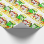 ポップコーンの恋人の包装紙 ラッピングペーパー (角)