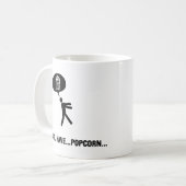 ポップコーンの恋人 コーヒーマグカップ (正面左)
