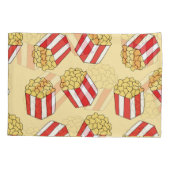 ポップコーンの手描き、カラフルのシームレスなパターン。 枕カバー (裏面)