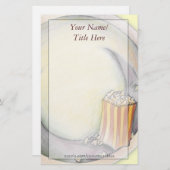 ポップコーンの文房具 便箋 (正面/裏面)