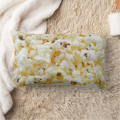 ポップコーンの背景 ランバークッション (ブランケット)