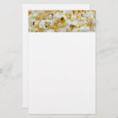 ポップコーンの背景 便箋 (正面/裏面)