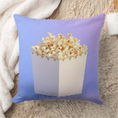 ポップコーンを白いタブに クッション (ブランケット)