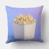 ポップコーンを白いタブに クッション (裏面)